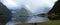 Mitre peak in Milford sound New Zealand