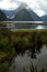Mitre peak in Milford sound New Zealand
