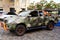 Mitsubishi l200 khaki pickup car and camouflage paint truck logo sign brand vehicle