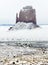 The Mitten, Monument Valley National Park in winter, Utah, Arizo