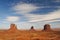 The Mittens and Merricks Butte - Monument Valley