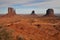The Mittens and Merricks Butte - Monument Valley