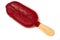 Mix berries popsicle on a stick