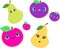 Mix of Cute Fruits