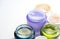 Mix of face creams for beautiful skin