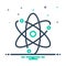 Mix icon for Atom, particle and molecule