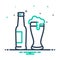 Mix icon for Beer, lager and alcohol