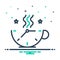 Mix icon for Breaktime, relaxing and coffee