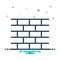 Mix icon for Brick Wall, brick and snag