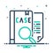 Mix icon for Case, study and legal