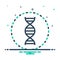 Mix icon for Dna, chromosome and human