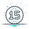 Mix icon for Fifteen, age and number