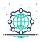 mix icon for Global Network, global and network