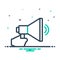 mix icon for Marketing, social media and megaphone