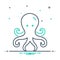 Mix icon for Octopus, aquatic and animal