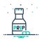 Mix icon for Prep, preparation and antibiotic