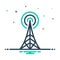 mix icon for Radio Tower, antenna and broadcast