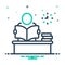 Mix icon for Reading, study table and classwork