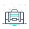 Mix icon for Suitcase, portmanteau and traveling