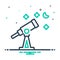 mix icon for Telescope, astronomy and discover