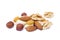 Mix nuts, raisins isolated