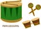 Mix of Percussion Instruments
