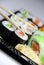 Mix of sushi specialties