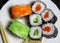 Mix of sushi specialties