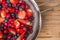 Mixed Berries in Colander