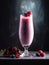 mixed berry milkshake