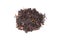 Mixed black Truffle spicy tea isolated on white, top view