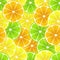 Mixed citrus slices - lemon, lime, orange.