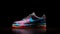 mixed color air force one shoe with extremely beautiful color generative AI