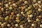 Mixed Colour Peppercorns Close-up