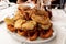 Mixed deep-fried fish in a Restaurant in Barcelona Spain