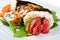 Mixed dish of sushi food