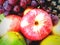 Mixed fruit, beautiful assortment of mixed fruit background.