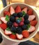 Mixed fruits blackberries strawberries blueberries fruit