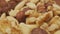 Mixed nuts macro footage with camera motion