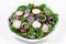 Mixed Organic Baby Spinach Salad.