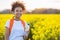 Mixed Race African American Girl Teenager Hiking