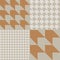 Mixed scale houndstooth squares seamless vector pattern.