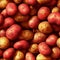 Mixed white and red potatoes, seamless repeatable background