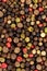 Mixed Whole Peppercorn Background