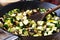 Mixed Zucchini and Aubergines Pan Fried. High quality photo