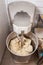 Mixer, dough mixer: cutting table