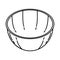 Mixing Bowls Icon. Doodle Hand Drawn or Outline Icon Style