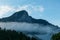 Mixnitz - Morning view on mount Roethelstein in Styria, Austria