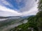 Mixnitz - View from mount Roethelstein in Styria, Austria. Bushland and Hills