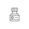 Mixture. Medical thin line icon. Linear vector symbol